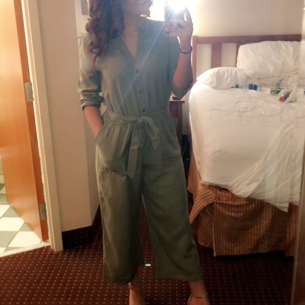 Olive Green Jumpsuit